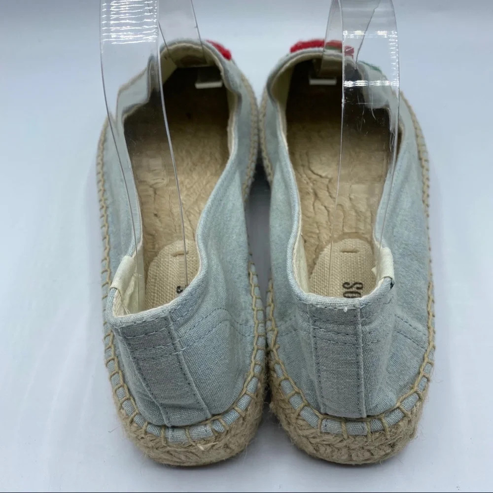 Soludos Sz 7 Watermelon Espadrilles Slip On‎